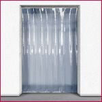Anti-Bacterial PVC Strip Curtain - 1m (w)  x 2.75m (d) - 200mm x 2mm Strip