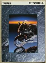 YAMAHA GTS1000A Motorcycle Sales Brochure 1994 Ref LIT-3MC-0107012-94E