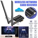 PCI-E WiFi 6E Gaming Adapter Desktop PC Intel AX5400 PCIe Wifi Card Bluetooth5.2