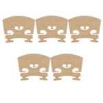 Violin Bridge 10PCS for 4/4 Full Size Violin Accessory Maple Wood Eexquisite