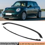 2pcs For Mini Cooper R55 R57 R58 Front Grille Surround Trim Hood Molding Strips