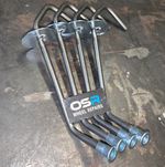ALLOY WHEEL HOOKS REFURBISHMENT POWDER COATING HANGERS SPRAYING BY OSR