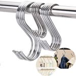 VDL 1~100 Stainless Steel S Hook Kitchen Metal Utensil Clothes Hanger Hanging