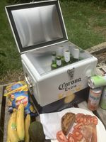 🍺 Official Corona Retro Cooler Ice Box New In Original Box 🍺