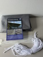 IOAOI Waterproof Sun Shade Sail 2x2M, 95% UV Block Awning Canopy Light Grey