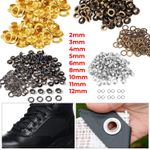 Brass Eyelets with washers Leather Craft Grommet Banner 2 3 4 5 6 8 10 11 12mm