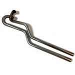 Triumph 'Bud Ekins' Style Exhaust Pipes Plain Steel
