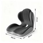 Saker Ergonomic Memory Foam Seat Cushion,Seat & Back Cushion with Lumbar Support