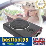 8'' Car Underseat Slim Amplifier Subwoofer Audio Amp Sub Bass Box Speaker 600W