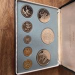 Coinage of Belize proof set minted at the Franklin mint in 1974