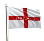 England Flag St George Cross Flags English Eyelets With ENGLAND 5ft X 3ft