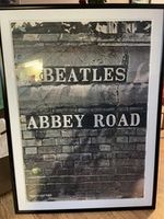Original Beatles Abbey Road Promo Poster Stunning