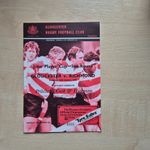 Gloucester Rugby Programme vs Richmond (John Player Cup 3rd Round) 26 Jan 1985