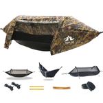 Night Cat Hammock Tent with Mosquito Net Waterproof Rainfly For Hiking Camping