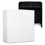 Vonyx DBC105 Mobile DJ Booth Stand with Desk, Covers and Bag - Easy Folding
