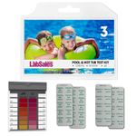 Labsales 3-in-1 Hot Tub, Spa & Pool Water Test Kit for pH, Chlorine & Bromine