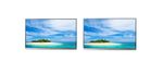 Dual Frameless Monitor Bundle - 2x HP EliteDisplay E243 24" FHD 1080p IPS LED