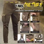 Vass Culture Fishing Cargo Jogger - Khaki