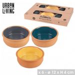 Ramekin Set of 6 Terracotta Earthenware 11.5cm Microwave Safe Baking Dishes