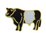 Belted Galloway Bull Pin Badge