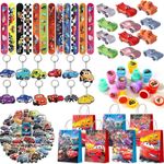 110 Pcs Cars Party Favors Car Gift Bags Filler Lightning McQueen Party Supplies 