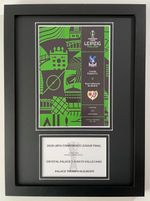 2026 UEFA Conference League Final Crystal Palace A4 Photo Programme Display