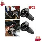 2x Universal Motorbike Bar Ends Motorcycle Handlebar End Weights Plugs Grips