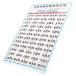 Piano Note Chart 88 Keys Reference Copper Paper Training Tool For Players Be HG5
