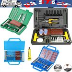 Tyre Repair kit 75PCS Car Van Tubeless Tire Emergency Puncher Strips Plug Tools