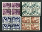 M18332 Pitcairn Islands 1949 SG13/6 - 1949 UPU in blocks of 4.