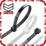 White Black Cable Ties Zip Ties Nylon Wraps Small Thin Long Thick Heavy Duty Tie