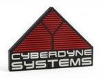 Cyberdyne Systems Logo Terminator Sign Shelf Wall Art Decorative 3D Printed