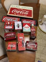 A Lot Of Coca Cola Vintage Collection Items
