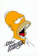 Dan Castellaneta Hand Signed 6x4 Photo The Simpsons Autograph Memorabilia + COA