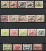 Papua New Guinea Stamps 1901-1934 Collection Of 19 Stamps Used/Mint Hinged
