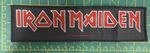 Iron Maiden Classic Logo Super Strip Woven Sew On Patch Officially Licensed
