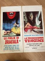 2  Film Posters Twins of Evil Hammer Horror Original Locandina Christopher Lee