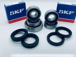 SKF Kawasaki ZZR600E Front & Rear Wheel Bearings & Seals Kit 1994