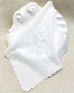 cotton baby christening/baptism robe/handkerchief. szatka do chrztu