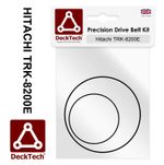 DeckTech™ Replacement Belts for Hitachi Cassette Recorder TRK-8200E TRK8200E