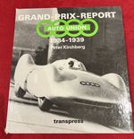 Grand-Prix-Report Auto Union 1934-1939 Peter Kirchberg HB Book
