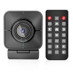 TOALLIN 4K UHD PDAF Autofocus Webcam for PC, 81° FOV, 5x Digital Zoom Dual Mic 