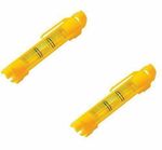 Builders Line Spirit Level Hanging Brick Laying with Pocket Clip - 75mm 3" - 2pk
