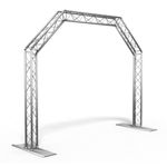AluStage Arch DJ Truss System Goalpost Kit 3M Wide Gantry Archway Trussing