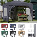 BIRCHTREE Pop Up Gazebo 3x3m Awning Party Tent Canopy Marquee Waterproof Garden 