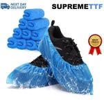Shoe Protector Covers Waterproof Reusable Disposable Overshoes Blue Foot Covers
