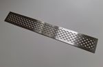 750mm x 100mm Vintage Vent Grille to cover hole 720 x 70mm 2mm Brushed Stainless