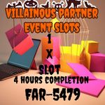 VILLAINOUS_Partner Event_Monopoly_Go_Full_Carry_RUSH ( 1 X SLOT ) ( 4 HOURS )