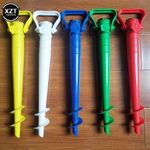 Screw In Parasol Base Ground Anchor Spike Stand Beach Garden Umbrella Holder (1)