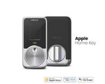NEW! LOCKLY  Pin Genie Pro Satin Nickel Deadbolt Apple Home Key Wi-Fi Smart Lock